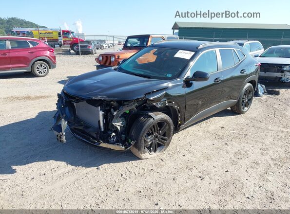 KL77LKE27RC120110 2024 CHEVROLET TRAX Black წინა მარცხენა ხედი სამი მეოთხედიდან