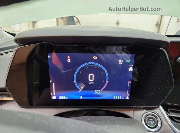 KL77LKEP0SC143178 2025 CHEVROLET TRAX Green Սարքավորումների վահանակի տեսք