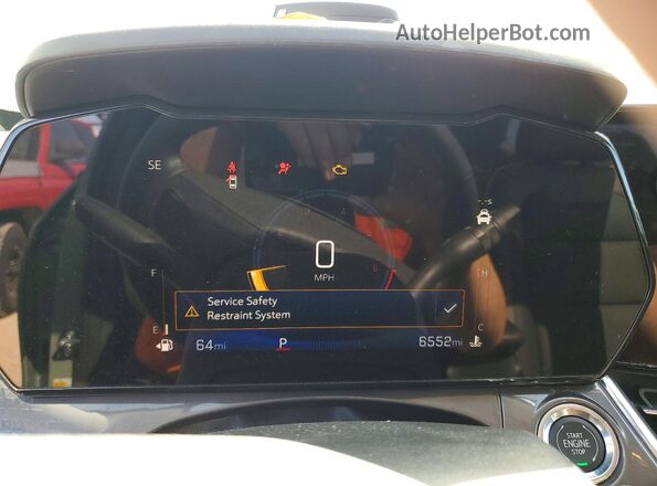 KL77LKEP0SC340190 2025 CHEVROLET TRAX Green Widok zestawu wskaźników