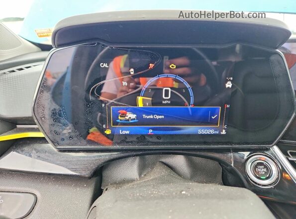 KL77LKEP1SC125224 2025 CHEVROLET TRAX Синий Вид щитка приборов