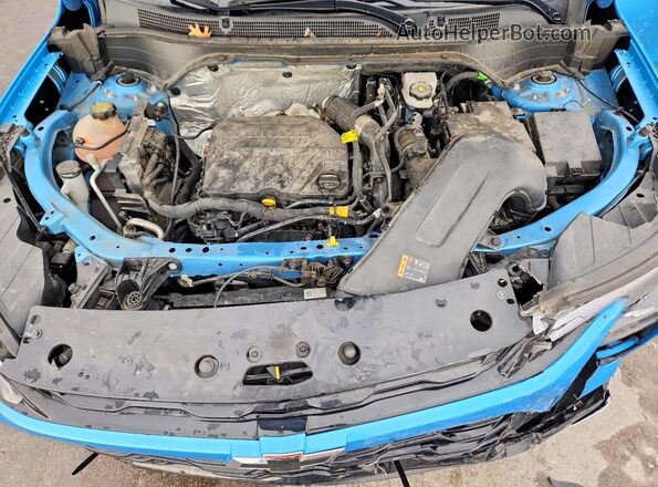 KL77LKEP1SC125224 2025 CHEVROLET TRAX Синий Вид задней части салона
