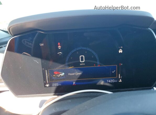 KL77LKEP1SC210399 2025 CHEVROLET TRAX Green Вид щитка приладів