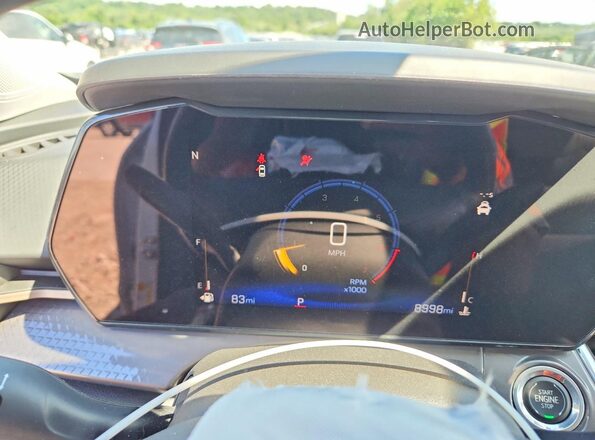 KL77LKEP2SC082979 2025 CHEVROLET TRAX White Вид щитка приладів