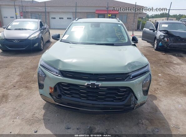 KL77LKEP4SC003120 2025 CHEVROLET TRAX Green Вид щитка приладів