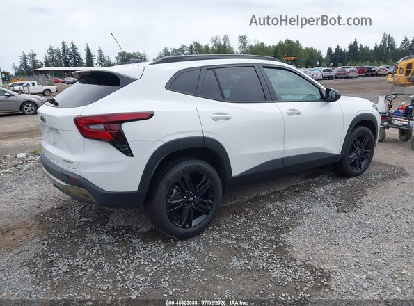 KL77LKEP4SC291883 2025 CHEVROLET TRAX White Rear right