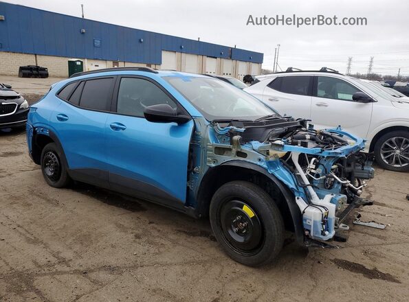 KL77LKEP5SC080496 2025 CHEVROLET TRAX Blue Передня права чверть