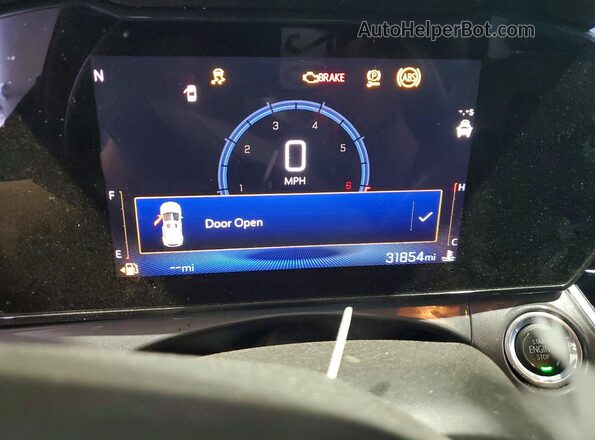 KL77LKEP5SC104294 2025 CHEVROLET TRAX Black Vista del cuadro de instrumentos