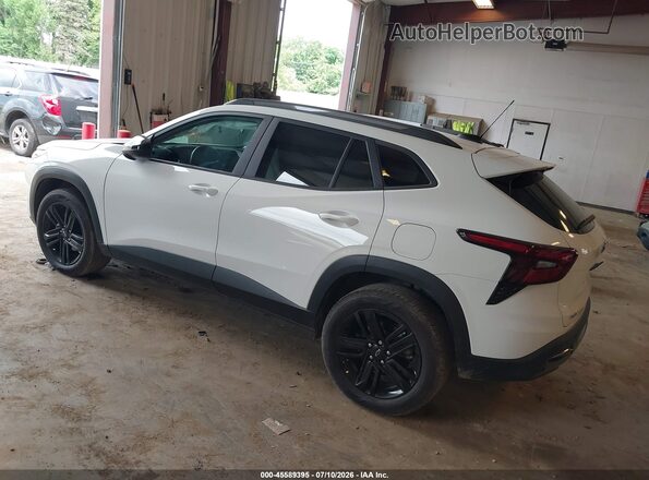 KL77LKEP6SC021389 2025 CHEVROLET TRAX White Trasero izquierdo