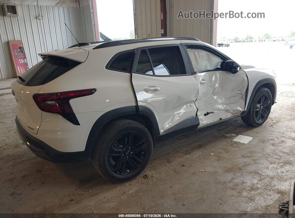 KL77LKEP6SC021389 2025 CHEVROLET TRAX White Trasero derecho