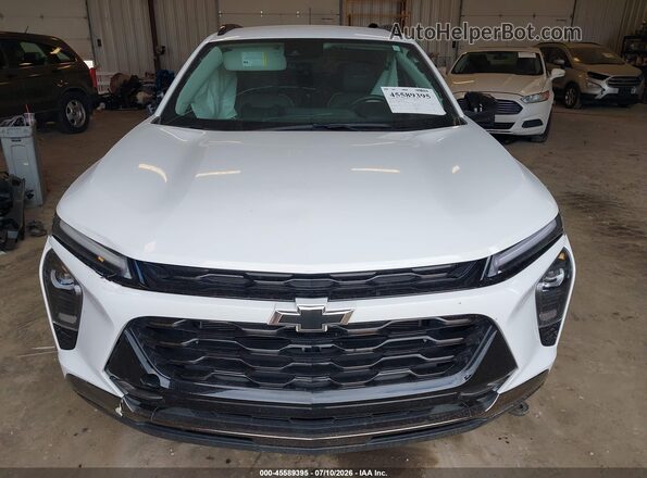 KL77LKEP6SC021389 2025 CHEVROLET TRAX White Vista del cuadro de instrumentos