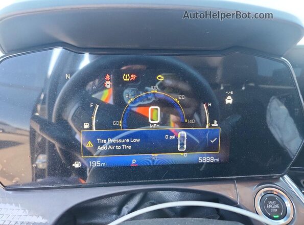 KL77LKEP7TC122846 2026 CHEVROLET TRAX Black Вид щитка приладів