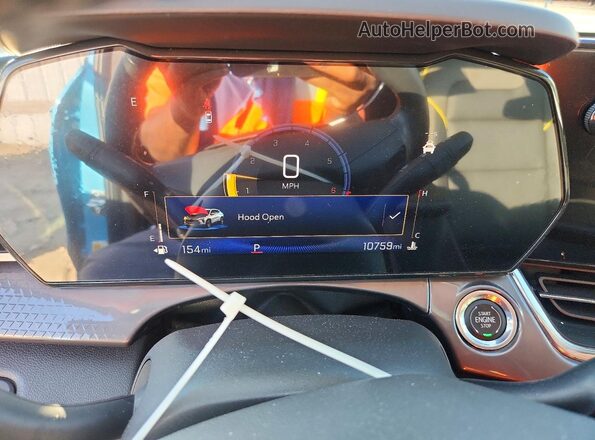 KL77LKEP8SC077723 2025 CHEVROLET TRAX Blue Vista del cuadro de instrumentos