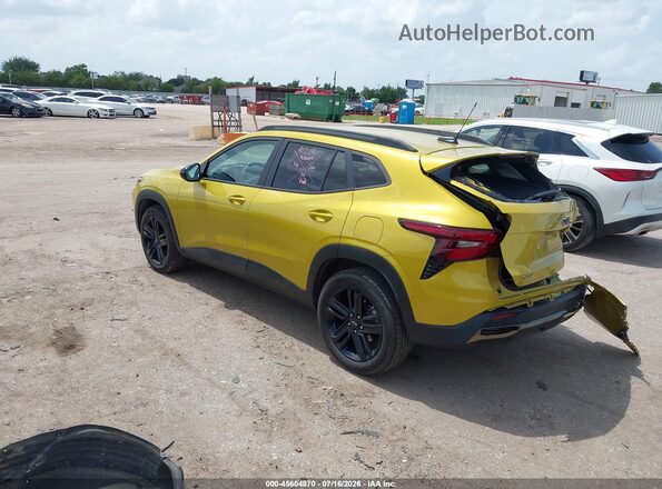 KL77LKEP8SC101504 2025 CHEVROLET TRAX Желтый Задняя левая четверть