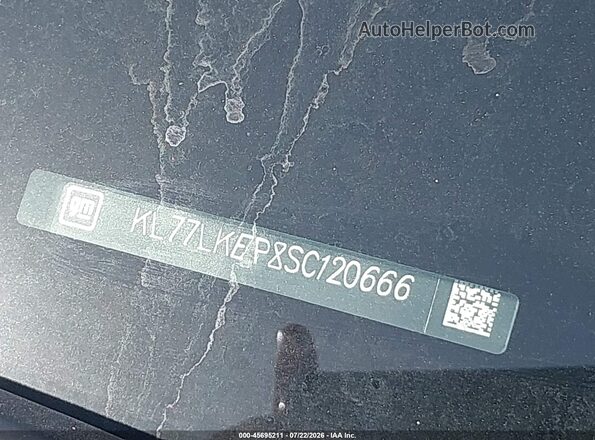 KL77LKEP8SC120666 2025 CHEVROLET TRAX Белый 
