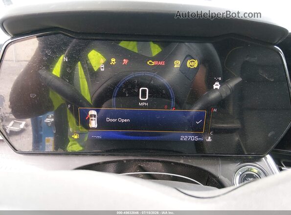 KL77LKEP9SC145625 2025 CHEVROLET TRAX Blue Widok tylnych siedzeń