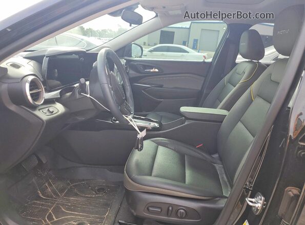 KL77LKEP9SC269796 2025 CHEVROLET TRAX Black Widok wnętrza z przodu