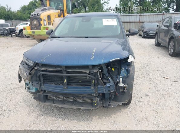KL79MMS20MB137092 2021 CHEVROLET TRAILBLAZER Синий Вид спереди