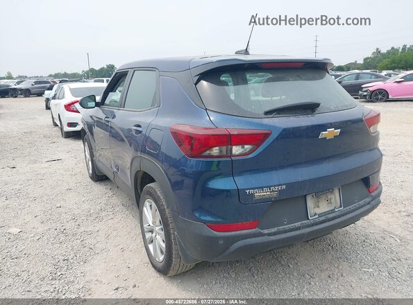 KL79MMS20MB137092 2021 CHEVROLET TRAILBLAZER Синий Задняя левая четверть