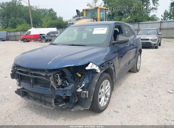 KL79MMS20MB137092 2021 CHEVROLET TRAILBLAZER Синий Вид щитка приборов