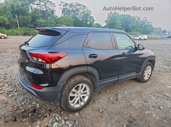 KL79MMS20MB179004 2021 CHEVROLET TRAILBLAZER Black Հետևի աջ