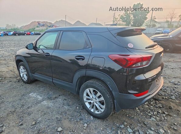 KL79MMS20MB179004 2021 CHEVROLET TRAILBLAZER Black Հետևի ձախ