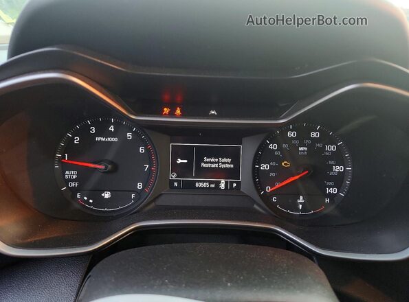 KL79MMS20MB179004 2021 CHEVROLET TRAILBLAZER Black Սարքավորումների վահանակի տեսք