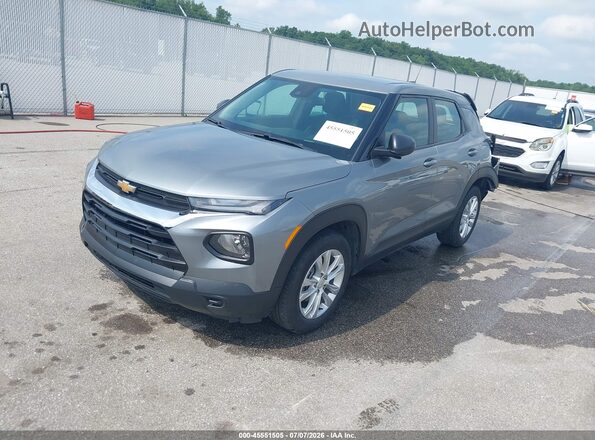 KL79MMS20PB185728 2023 CHEVROLET TRAILBLAZER Gray Przód lewy