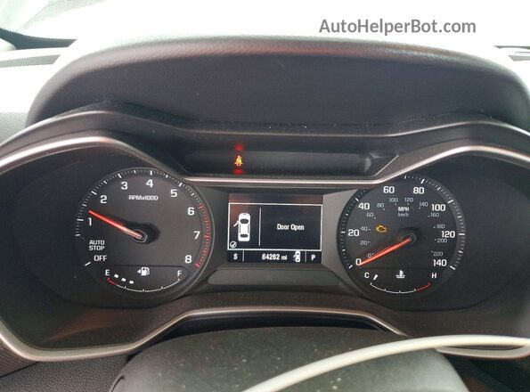 KL79MMS20PB191786 2023 CHEVROLET TRAILBLAZER Gray Вид щитка приладів