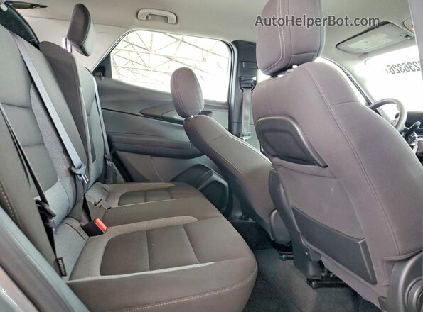 KL79MMS20PB191786 2023 CHEVROLET TRAILBLAZER Gray Вид задніх сидінь