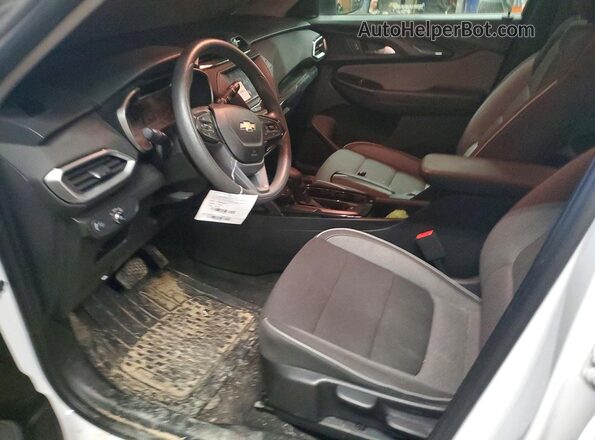 KL79MMS22MB030707 2021 CHEVROLET TRAILBLAZER Белый Вид салона спереди