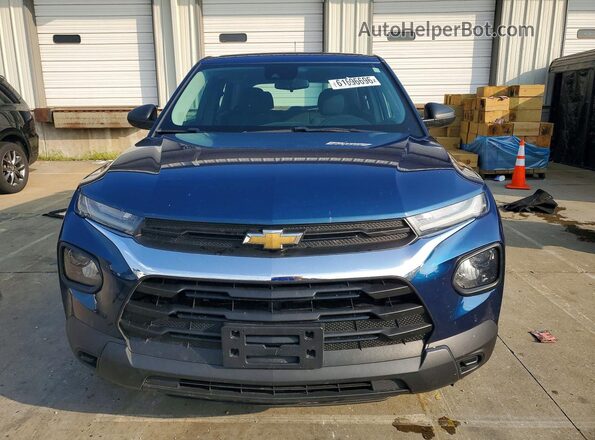 KL79MMS22MB143802 2021 CHEVROLET TRAILBLAZER Синий Вид спереди