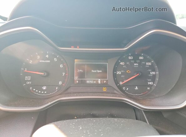 KL79MMS22MB143802 2021 CHEVROLET TRAILBLAZER Синий Вид щитка приборов