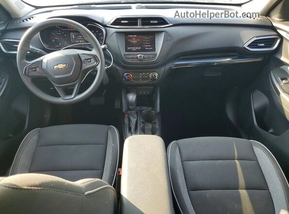 KL79MMS22MB143802 2021 CHEVROLET TRAILBLAZER Синий Вид панели приборов