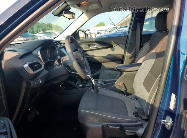 KL79MMS22MB143802 2021 CHEVROLET TRAILBLAZER Синий Вид салона спереди