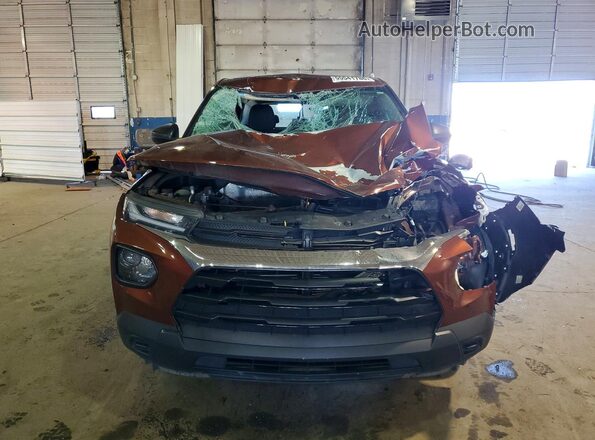 KL79MMS22MB152824 2021 CHEVROLET TRAILBLAZER Orange Widok z przodu
