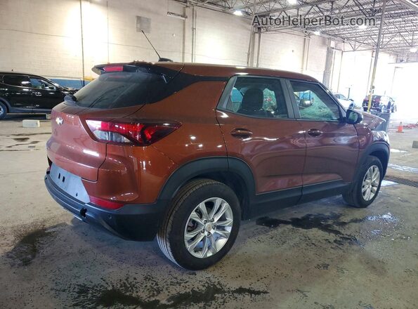 KL79MMS22MB152824 2021 CHEVROLET TRAILBLAZER Orange Tył prawy