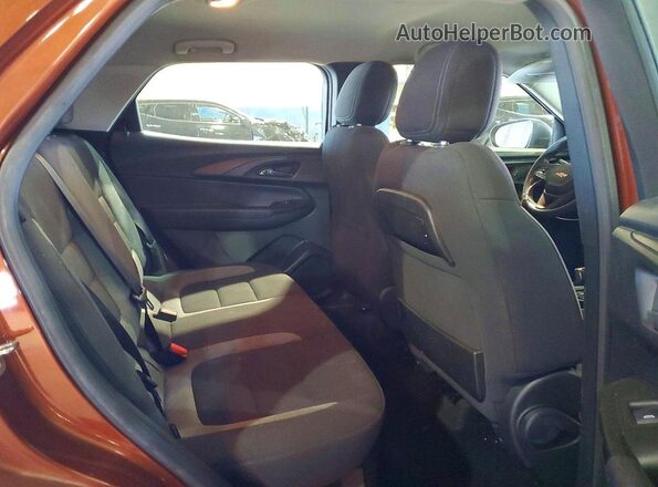 KL79MMS22MB152824 2021 CHEVROLET TRAILBLAZER Orange Widok wnętrza z tyłu