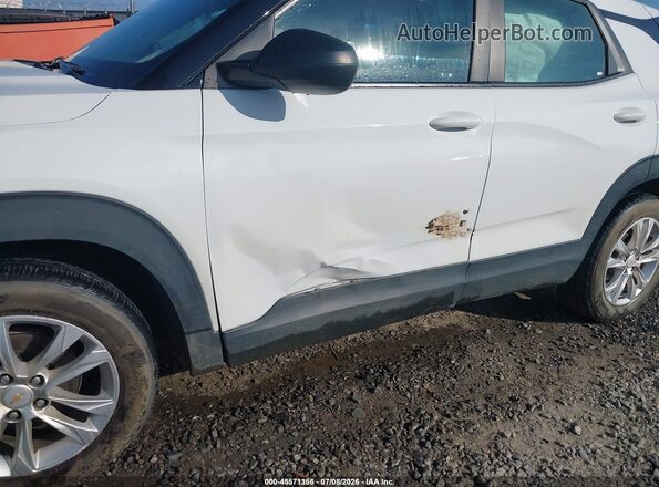 KL79MMS22PB029819 2023 CHEVROLET TRAILBLAZER White Widok z przodu