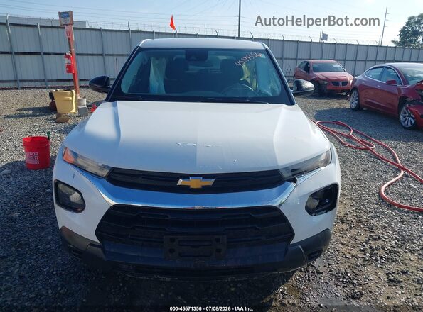 KL79MMS22PB029819 2023 CHEVROLET TRAILBLAZER White Widok zestawu wskaźników