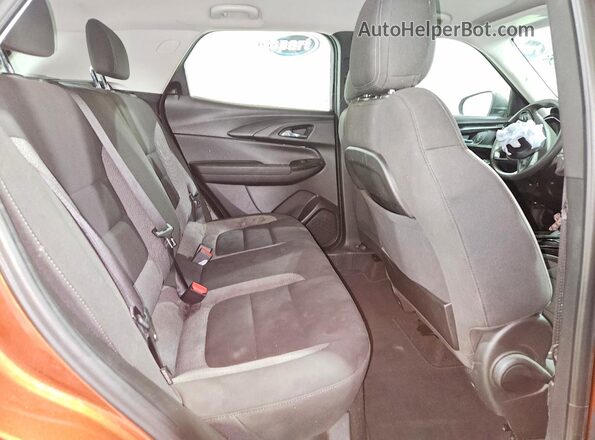 KL79MMS23MB110999 2021 CHEVROLET TRAILBLAZER Orange უკანა სავარძლების ხედი