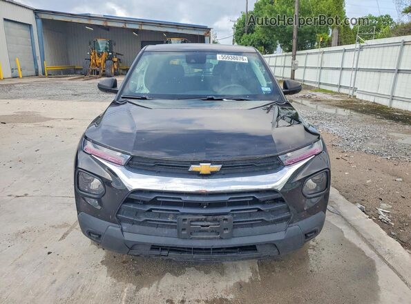 KL79MMS24PB009104 2023 CHEVROLET TRAILBLAZER Black Вид спереду