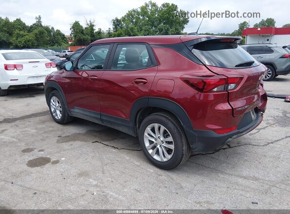 KL79MMS24PB154661 2023 CHEVROLET TRAILBLAZER Red Задня ліва чверть