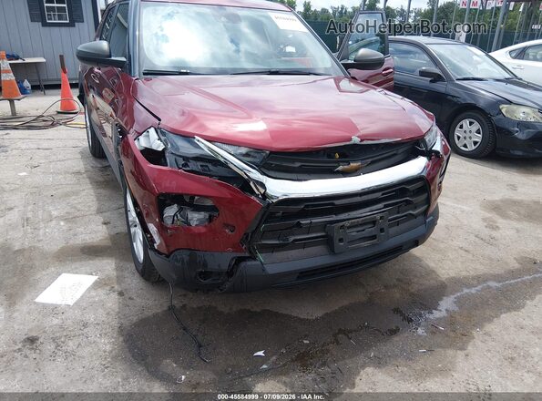KL79MMS24PB154661 2023 CHEVROLET TRAILBLAZER Red Вид спереду