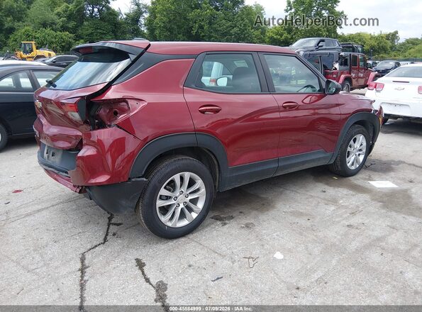 KL79MMS24PB154661 2023 CHEVROLET TRAILBLAZER Red Задня права чверть