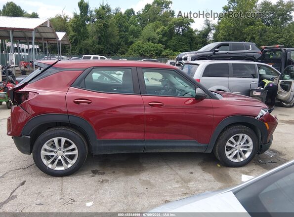 KL79MMS24PB154661 2023 CHEVROLET TRAILBLAZER Red Панорамний вид салону 360°
