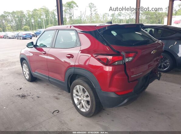KL79MMS25MB142952 2021 CHEVROLET TRAILBLAZER Red Հետևի ձախ