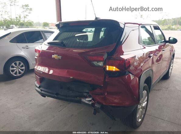 KL79MMS25MB142952 2021 CHEVROLET TRAILBLAZER Red Դիմացի տեսք