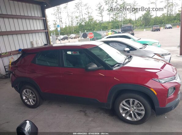 KL79MMS25MB142952 2021 CHEVROLET TRAILBLAZER Red Սալոնի հետևի տեսք