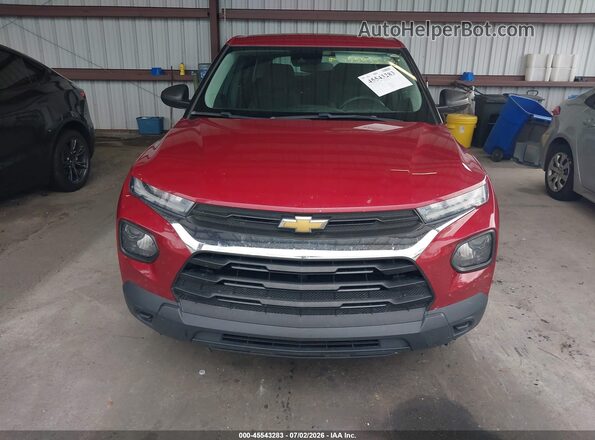 KL79MMS25MB142952 2021 CHEVROLET TRAILBLAZER Red Սարքավորումների վահանակի տեսք