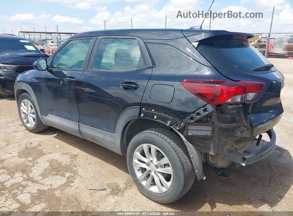 KL79MMS25PB218156 2023 CHEVROLET TRAILBLAZER Black Trasero izquierdo